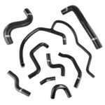 Kit de mangueras de refrigerante de radiador de silicona FMIC.EU para Dodge Challenger 3.8L 2015-2017 - Negro - Imagen 2