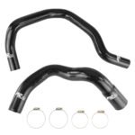 Kit de mangueras de silicona para refrigerante de radiador FMIC.EU para Jeep Cherokee XJ 4.0L L6 1984-2005 - Negro