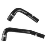 Kit de mangueras de refrigerante de radiador de silicona FMIC.EU para Jeep Wrangler YJ TJ 2.4L 2.5L 4.0L 4.2L 1987-2006 - Negro - Imagen 2