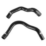 Kit de mangueras de silicona para refrigerante de radiador FMIC.EU para Jeep Cherokee XJ 4.0L - Negro - Imagen 2
