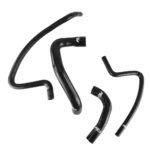Kit de mangueras de refrigerante de silicona para radiador FMIC.EU para Jeep Wrangler TJ 4.0L L4 1997-2001 - Negro - Imagen 2