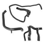Kit de mangueras de silicona para refrigerante de radiador FMIC.EU para Land Rover Defender 2.5 TD5 1998-2007 - Negro - Imagen 2