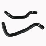 Kit de mangueras de silicona para refrigerante de radiador FMIC.EU para Hyundai Tiburon V6 GT 2.7L - Negro
