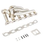 Colector de escape FMIC.Pro para Nissan RB20 RB25 RB26 DET T4 Montaje superior Twin Scroll 44 mm SS304
