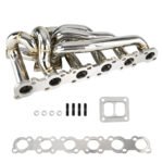 Colector de escape FMIC.Pro para Nissan RB20 RB25 RB26 DET T4 Montaje superior Twin Scroll 44 mm SS321 - Imagen 2
