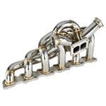 Colector de escape FMIC.Pro para Nissan RB20 RB25 RB26 DET T4 Montaje superior Twin Scroll 44 mm SS321