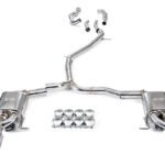 Sistema de escape con válvula FMIC.Pro para Audi A6 A7 C8 2.0T 2018-2020