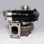 Turbocharger TurboSystems HTX2651B1W air outlet 90 degrees