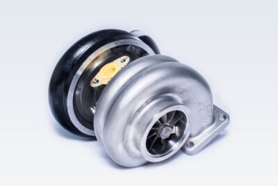 Turbocharger TurboSystems HTX4271B1 air outlet 90 degrees - Imagen 3