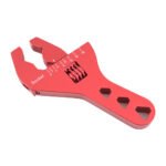 Llave inglesa ajustable para racores AN3–AN20 (roja)