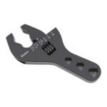 Llave inglesa ajustable para racores AN3–AN20, color negro.