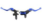 Universal Brake Clutch Lever Motorcycle Quad Blue - Imagen 2