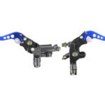 Universal Brake Clutch Lever Motorcycle Quad Blue