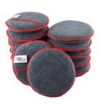 Thick microfiber applicator 13 x 2 cm for paint , waxes , dressing and coatings - Imagen 5