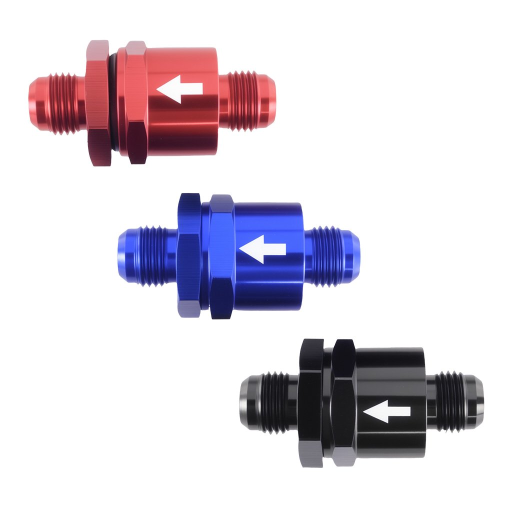 OWCV-06_mix_DSC_7278 One-Way Check Valve AN6 Black - Imagen 1