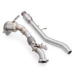 Tubo de escape descendente RM Motors para Cupra Formentor 2.0 TSI con catalizador y silenciador EURO 6. - Imagen 4