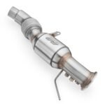 Downpipe RM Motors para BMW E90 E60 E83 E71 M57N2 con catalizador Euro 3 100 CPSI