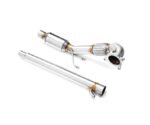 Downpipe RM Motors para Audi A3 S3 8P TT 8J Seat Leon Cupra R Volkswagen Golf VI R 1.8 2.0 TSI TFSI con catalizador Euro 3 100 CPSI
