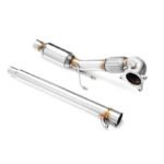 Downpipe RM Motors para Audi A3 S3 8P TT 8J Seat Leon Cupra R Volkswagen Golf VI R 1.8 2.0 TSI TFSI con catalizador Euro 3 100 CPSI