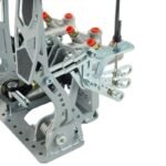 Kit de pedalera para coche con soporte de suelo y reposapiés RacingPedalBoxes - Gris - Imagen 4