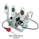 Pedalbox Eco Class de montaje en suelo, compacto, para carreras - Gris - Imagen 3