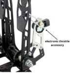 Pedalbox invertida de montaje en suelo con reposapiés RacingPedalBoxes - Negro - Imagen 4