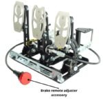 Pedalbox Kart Cross SMG con soporte para el suelo y reposapiés RacingPedalBoxes - Imagen 3