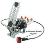 Pedal de freno para cilindros maestros dobles, montaje en piso, RacingPedalBoxes - Imagen 3