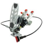 Pedal de freno ajustable en ángulo, montaje en suelo, RacingPedalBoxes - Imagen 4