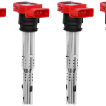 Kit de bobinas de encendido RTMG Performance R8 para TU5 NFU NFX Peugeot 106 Rallye Citroën Saxo VTS C2 VTS Rojo