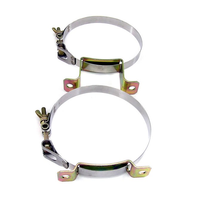 USA-NX-11106C Stainless Steel Bottle Bracket for 12Lb Composite Bottle Nitrous Express NX 11106C - Imagen 1