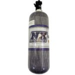 12Lb Composite Bottle Lightning 500 Valve 6AN Nipple 6.79 Dia. x 23.25 Tall Nitrous Express NX 11152-6