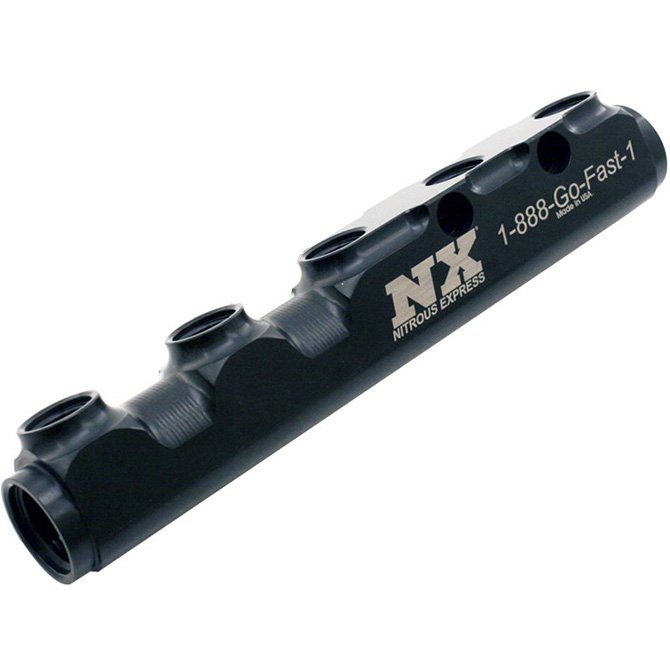 USA-NX-15842 Fuel Log 5 Port without Fittings Nitrous Express NX 15842 - Imagen 1