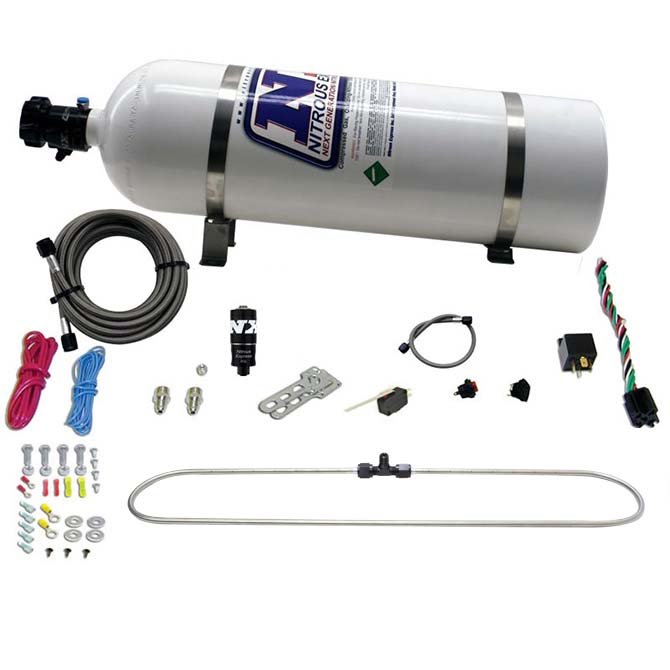 USA-NX-20000R-15 N-Tercooler Spray Ring Reduces Air Inlet Temp On Turbo Applications with 15Lb Bottle Nitrous Express NX 20000R-15 - Imagen 1