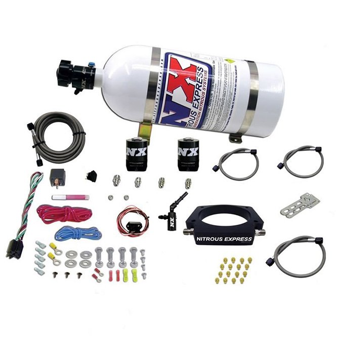 USA-NX-20938-10 Nitrous Plate System with 10Lb Bottle for Chevrolet Corvette / Camaro LT1 6.2L Nitrous Express NX 20938-10 - Imagen 1