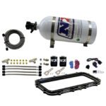 Holley High Ram Plenum Plate System with 15Lb Bottle Nitrous Express NX Bottle 20940-15