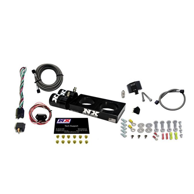 USA-NX-20947-00 3 Valve Plate System without Bottle for Ford Mustang 4.6L (35-150Hp) Nitrous Express NX 20947-00 - Imagen 1
