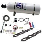 Dry Direct Port Plate System with 15Lb Bottle for Ford Coyote Engine Nitrous Express NX 20957-15