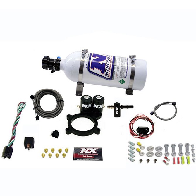 USA-NX-20959-05 Nitrous Plate System with 5Lb Bottle for Ford Coyote Truck 5.0 2021+ Nitrous Express NX 20959-05 - Imagen 1