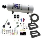 Dual 4500 Conventional Plate System Gasoline Stage 6 50-300Hp with 15Lb Bottle Nitrous Express NX 30270-15