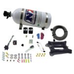4150 Conventional Plate System Alcohol Pro-Power 100-500Hp with 10Lb Bottle Nitrous Express NX 50045-10