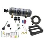 4500 Conventional Plate System Gasoline Pro-Power 100-500Hp with 12Lb Carbon Bottle Nitrous Express NX 50070-12