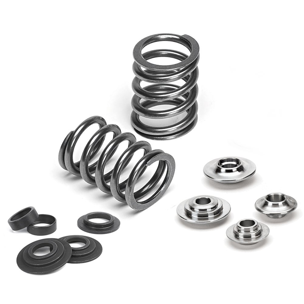 USA-ST-SPRK-A2095-BT Kit de resortes individuales para válvulas SuperTech para Toyota 4AGE 20V (51 lbs a 37,6 mm) (tapa negra) - Imagen 1