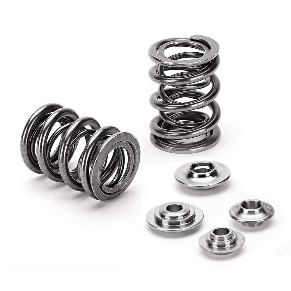 USA-ST-SPRK-H200DR Kit de doble muelle de válvula SuperTech para Honda B16 / B18C 100 lbs a 33,5 mm SPR-H200DR + RET-K20A2/T2 (retenedor de titanio) SOLO PARA CARRERAS DE ARRASTRE - Imagen 1