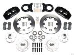 Wilwood 140-12947 Forged Dynapro 6 Big Brake Front Brake Kit 12.19 Black for Ford - Imagen 3