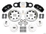 Wilwood 140-12947-D Forged Dynapro 6 Big Brake Front Brake Kit 12.19 Drilled Black for Ford - Imagen 3