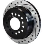 Wilwood 160-11375-BK SRP Disco de freno perforado de alto rendimiento 11.00 Izquierdo Negro
