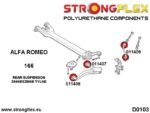 Alfa Romeo 166 011409B: Casquillo del brazo de suspensión vertical trasero