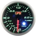 Indicador de presión de sobrealimentación para automóvil azul - Imagen 3
