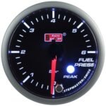 Indicador de presión de combustible Auto Gauge color ámbar - Imagen 2